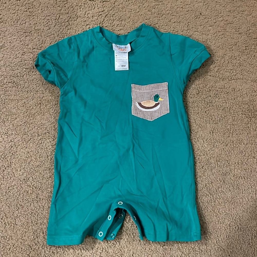 Green Duck Onesie